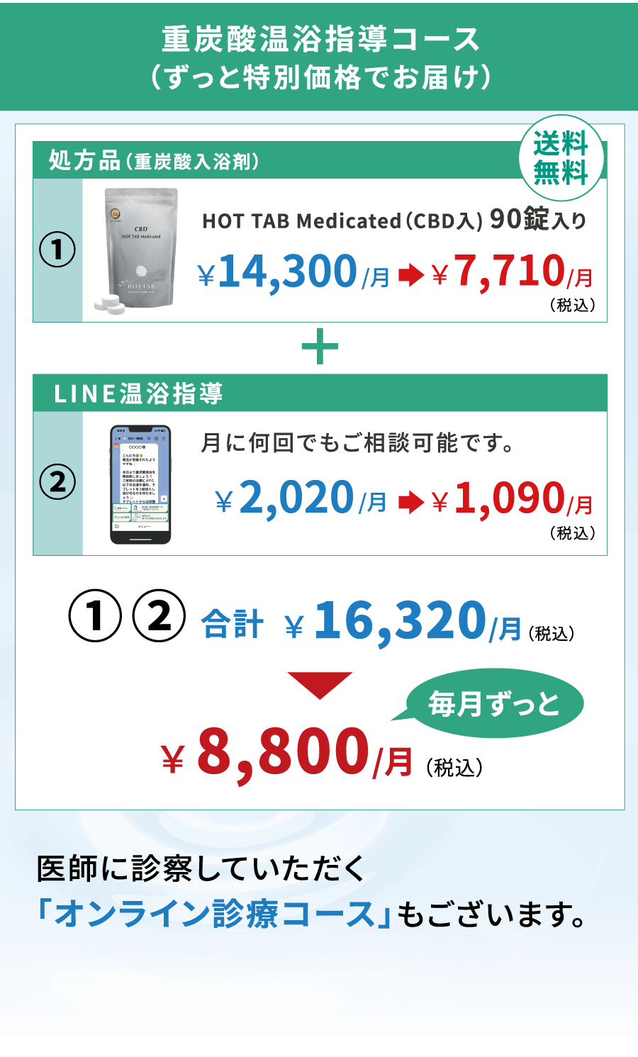 重炭酸温浴指導コース